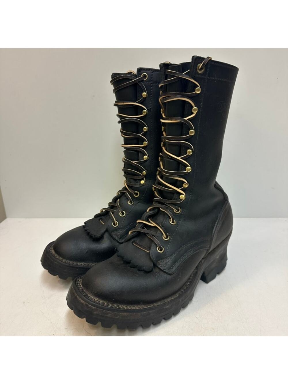 EUC Nick’s Boots 10" Hot Shot Classic Arch Logger Heel Wildland Fire US 5 Wide